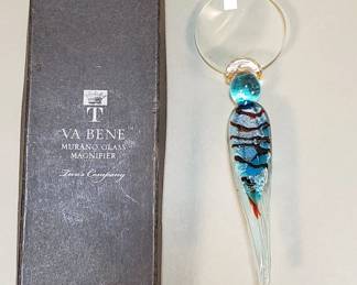 155  Lot 156  Va Bene Murano glass magnifier