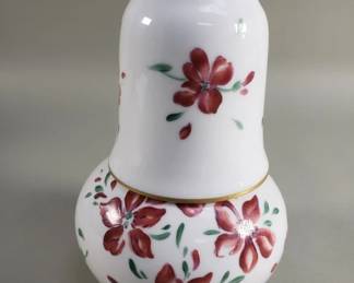 Lot 378  Signed D. Porthault hand painted porcelain water