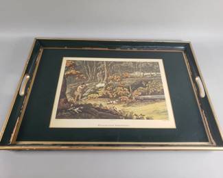 Lot 564  Vintage Lady Clare Woodcock Shooting hunt scene