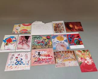 Lot 173  Peter Max postcard collection