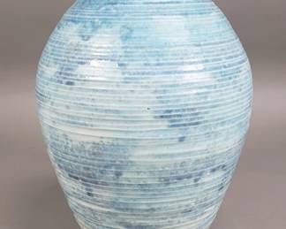 Lot 133  Signed studio pottery vase