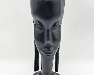 Lot 426h  Vintage handcarved African ebonized wood