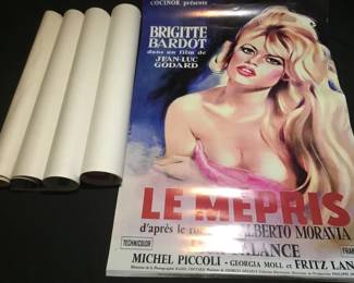 Lot 613h  6 foreign one sheet movie posters