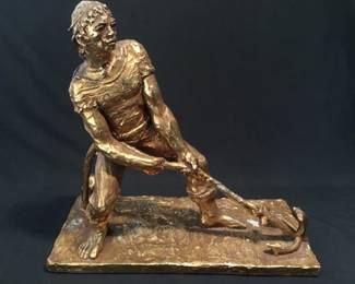 200  Lot 300h  Kimro 1970 gilt plaster sculpture
