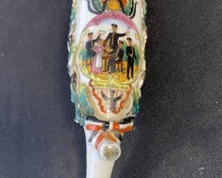 Lot 312h  Antique porcelain WWI era head pipe
