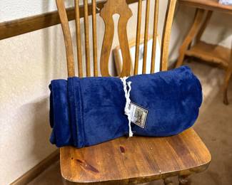 Several oak dining /side chairs