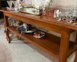 Ethan Allen sofa table