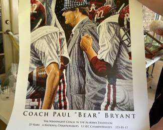 Rick Rush poster of Bair Bryant Goodbye