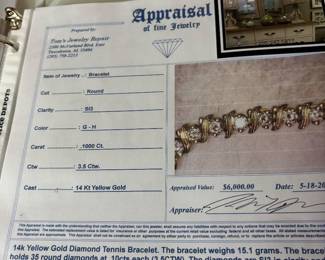 Appraised at $6000 available for $4200