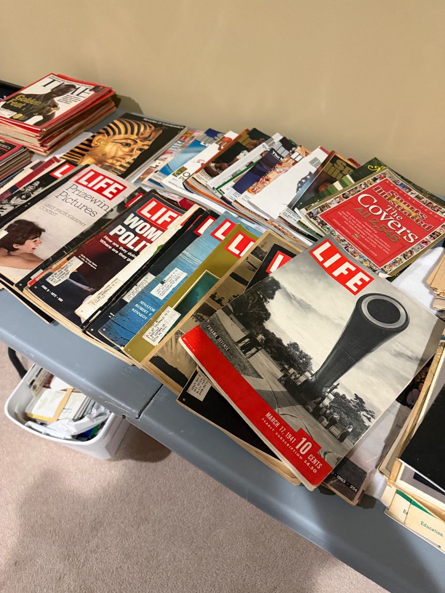 Vintage Life magazines