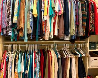 More clothes. Big walk-in closet