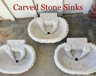 Carved Stone Sinks