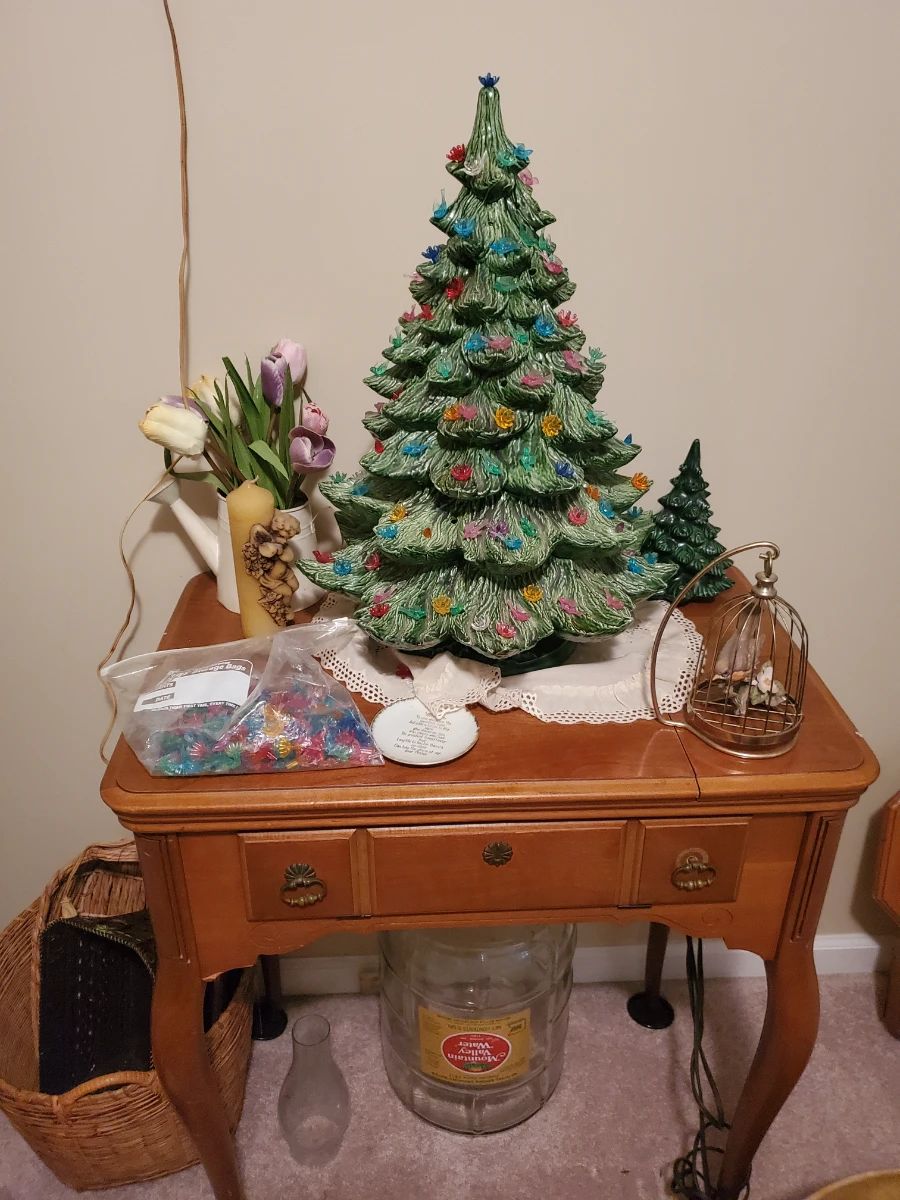 Vintage ceramic Christmas tree