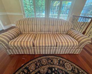 88" STRIPED SOFA $250.00