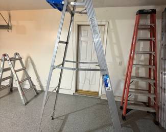 WERNER 8' ALUMINUM LADDER $60.00