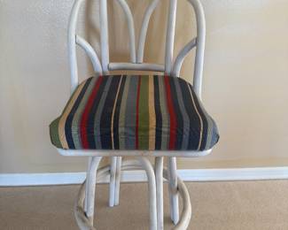 30" STRIPED BARSTOOLS X3 $120.00