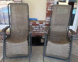 ZERO GRAVITY PATIO CHAIRS $35.00 EACH