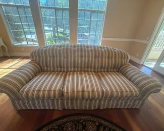 88" STRIPED SOFA $250.00