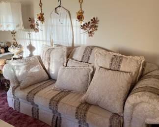 Couch is in excellent condition! Clean, stain free.