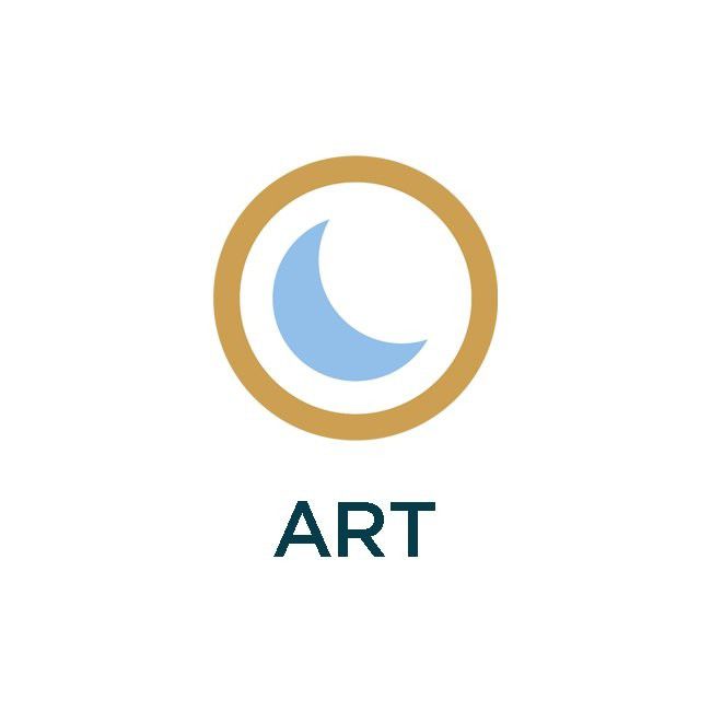 Art Moon Logo Graphic