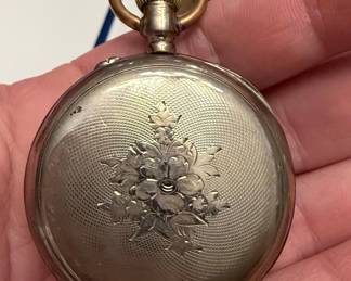 German .800 Silver Pocket Watch