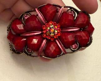 Alice Caviness Hinged Bangle Bracelet