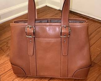 Coach Leather Tote Bag