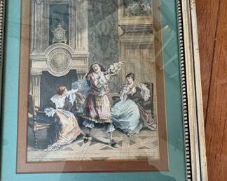 Jean-François Janinet, "Le Lever" Engraving