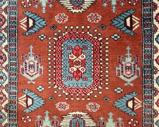 Hand-Knotted Area Rug