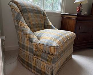 Lloyd's Somerville Plaid Upholstered Chair