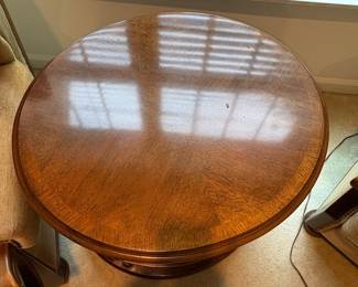 Drexel Heritage Three-Tier Round Side Table