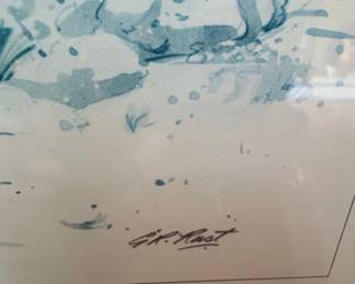 G.R. Rust Caribbean Watercolor Print