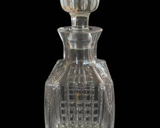 Cut Glass Square Decanter