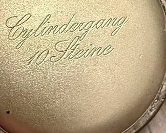 0.800 Silver Cylinder Escapement Pocket Watch