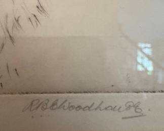 R.B. Woodhouse Chums Etching