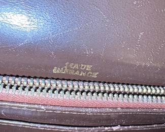 Vintage French Alligator Leather Handbag