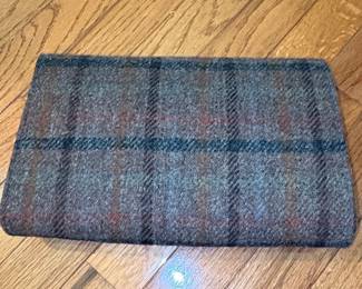 Harris Tweed Plaid Envelope Clutch