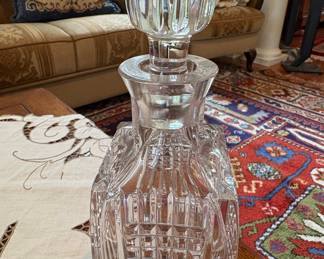 Cut Glass Square Decanter