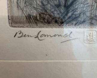 Jachim Dondin Etching - Ben Lomond