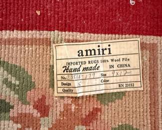 Amiri 9x12 Hand-knotted Wool Rug