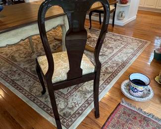 Queen Anne Style Mahogany Dining Chair