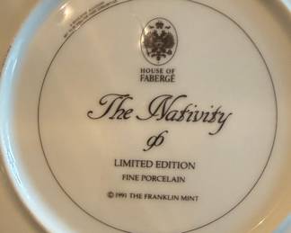House of Fabergé The Nativity Plate