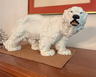 Meissen Porcelain Polar Bear Figurine