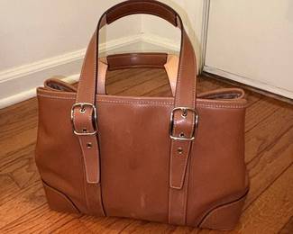 Coach Leather Tote Bag