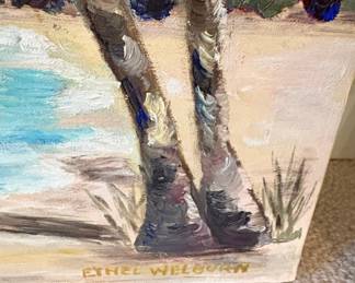 Coastal Landscape Oil Painting
