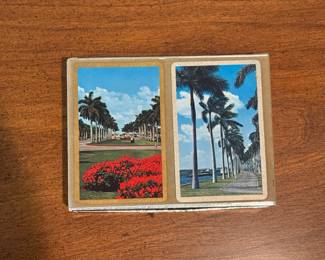 Congress Playing Cards Double Deck Set - Florida Scenic Backs
