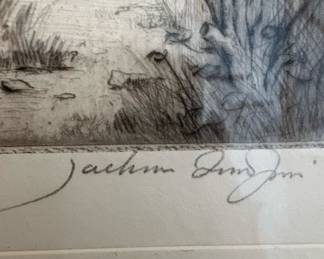 Jachim Dondin Etching - Ben Lomond