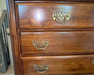 Pennsylvania House Cherry Chippendale Style Highboy Chest of Drawers