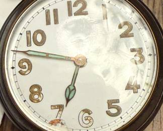 Vintage Junghans Pocket Watch with Alarm and Chain