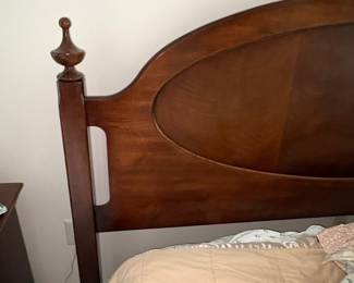 Vintage Ethan Allen Mahogany Finish Headboard